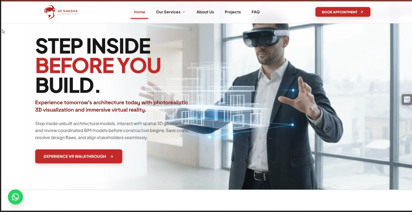 3DNaksha website preview